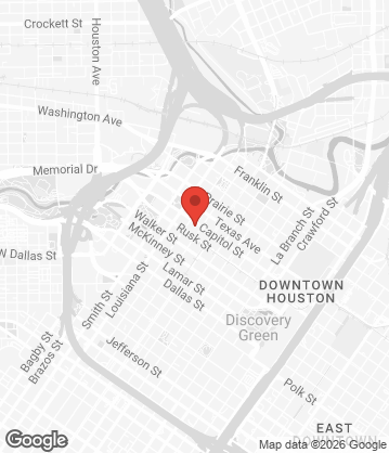 Map of Downtown - 800 Capitol St Houston, Texas